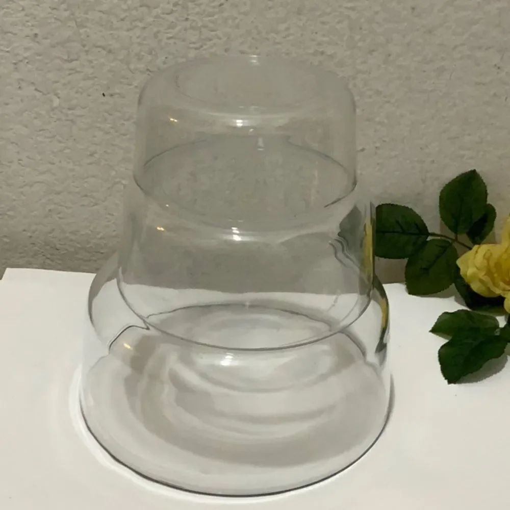 Set of 3 Bormioli Rocco Italy Round 9” 7”&6” Glass Serving Dish Bowl Italy G10